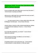 Oklahoma DMV Permit Test Questions With 100&percnt; Correct Answers 2025
