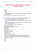 Teas Practice Exam 8 2025&sol;26 Questions and answers Rated A&plus; Newest