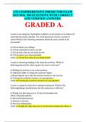 ATI COMPREHENSIVE PREDICTOR EXAM 2025-2026&period; 180 QUESTIONS WITH CORRECT AND VERIFIED ANSWERS&period; GRADED A&period;