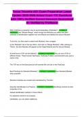 Tosca Tricentis AS1 Exam Preparation Latest Update 2025-2026 Actual Exam 110 Questions with 100&percnt; Verified Correct Answers Guaranteed A&plus; Verified by Professor