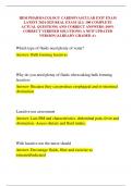 HESI PHARMACOLOGY CARDIOVASCULAR EXIT EXAM LATEST 2024-2025 REAL EXAM ALL 100 COMPLETE ACTUAL QUESTIONS AND CORRECT ANSWERS &lpar;100&percnt; CORRECT VERIFIED SOLUTIONS&rpar; A NEW UPDATED VERSION &vert;ALREADY GRADED A&plus;