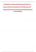 Test Bank For Fundamentals of Nursing The Art and  Science of Person Centered Care 10th Edition By Carol  R Taylor Pamela Lynn Jennifer Bartlett 2025&sol;26 Newest Revised Edition 