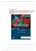 Test Bank For Mccance & Huether's Pathophysiology&colon; The Biologic Basis For Disease In Adults And Children&comma; 9th Edition By Julia L&period; Rogers All Chapters included&vert; LATEST