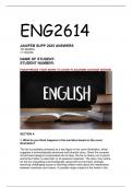 ENG2614 SUPP ANSWERS 2025