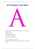 ATI Pediatric Test Bank &ndash; 120&plus; Questions and Correct Solutions for NCLEX Success
