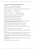 NURS-1016 FINAL EXAM QUESTIONS AND CORRECT ANSWERS LATEST 2025