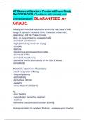 ATI Maternal Newborn Proctored Exam Study Set 2 2025-2026&period; Questions with correct and verified answers&period; GUARANTEED A&plus; GRADE&period; 