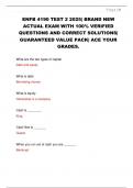 ENFB 4190 TEST 2 2025&vert; BRAND NEW  ACTUAL EXAM WITH 100&percnt; VERIFIED  QUESTIONS AND CORRECT SOLUTIONS&vert;  GUARANTEED VALUE PACK&vert; ACE YOUR  GRADES&period;