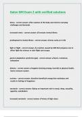 Galen MH Exam 2 with verified solutions