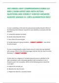 VATI GREEN LIGHT COMPREHENSIVE FORM A&comma;B  AND C EXAM LATEST 2025 WITH ACTUAL  QUESTIONS AND CORRECT VERIFIED ANSWERS ALREADY GRADED A&plus; 100&percnt; GUARANTEED PASS&excl;         