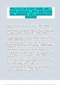 PACKAGE DEAL FOR WGU D115 OA STUDY GUIDE UNIT 3 EXAM &lpar;2025&sol;2026 &rpar; WITH QUESTIONS AND ANSWERS 100&percnt; GUARANTEED SUCCESS