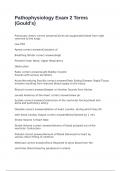 Pathophysiology Exam 2 Terms &lpar;Gould's&rpar; with 100&percnt;  correct answers 2025