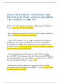 NUR210 &sol; NUR 210 EXAM 1 LATEST 2025 - 2026 PRINCIPLES OF PHARMACOLOGY &vert;QUESTIONS AND ANSWERS ACE THE TEST