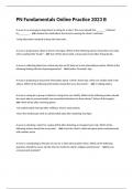PN Fundamentals Online Practice 2023 B