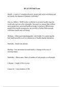 HCAP 130 Final Exam
