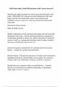 PAR Exam Study Guide DJJ Questions with Correct Answers&excl;&excl;