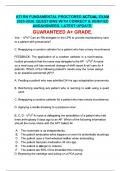 ATI RN FUNDAMENTAL PROCTORED ACTUAL EXAM 2025-2026&period; QUESTIONS WITH CORRECT & VERIFIED ANDANSWERS&period; LATEST UPDATE&period; GUARANTEED A&plus; GRADE&period;
