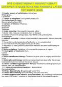 ONS CHEMOTHERAPY IMMUNOTHERAPY CERTIFICATE QUESTIONS AND ANSWERS LATEST TOP SCORE &vert;2025&vert;