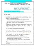 NURS 4803 Exam 1 new&sol;Leading and Managing in Nursing 7th Edition Yoder-Wise Test Bank