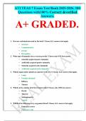  ATI TEAS 7 Exam Test Bank 2025-2026&period; 300 Questions with   100&percnt; Correct&vert; &verified Answers&period; A&plus; GRADED&period;