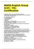 NIHSS-English Group G-V3 - 7th&period; Certification&period;