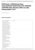 NS119 Exam 4 &lpar;2025&rpar;Actual Exam Test&vert;COMPLETE QUESTIONS WITH VERIFIED ANSWERS With rationales &lpar;100&percnt; Accurate Solutions&rpar;&vert;GET IT A&plus;&excl;&excl;