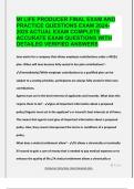 MI LIFE PRODUCER FINAL EXAM AND  PRACTICE QUESTIONS EXAM 2024- 2025 ACTUAL EXAM COMPLETE  ACCURATE EXAM QUESTIONS WITH  DETAILED VERIFIED ANSWERS