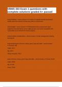 VBMS 303 Exam 1 questions with complete solutions graded A&plus; passed
