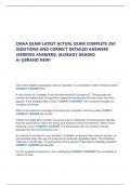 CMAA EXAM LATEST ACTUAL EXAM COMPLETE 250 QUESTIONS AND CORRECT DETAILED ANSWERS &lpar;VERIFIED ANSWERS&rpar; &vert;ALREADY GRADED A&plus;&vert;&vert;BRAND NEW&excl;