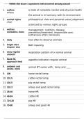 VBMS 303 Exam 1 questions well answered already passed 