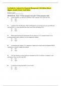 Test Bank for Analysis For Financial Management 13th Edition Robert Higgins&comma; Jennifer Koski&comma; Todd Mitton &lpar;100&percnt; Original &comma; All Chapters Verified&rpar; A&plus;