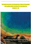Test Bank Geosystems&colon; An Introduction to Physical Geography&comma;  5th Canadian Edition by Robert W&period; Christopherson Chapters 1 - 20