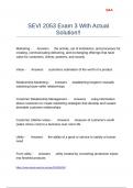 SEVI 2053 Exam 3 With Actual Solution&excl;&excl;