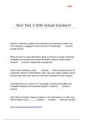 Sevi Test 3 With Actual Solution&excl;&excl;