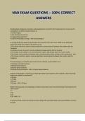 NAB EXAM QUESTIONS &ndash; 100&percnt; CORRECT ANSWERS&semi; GRADED A&plus; UPDATED VERSION STUDY GUIDE