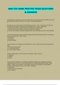 Package deal for NAB exam questions with 100&percnt; solved&semi; updated version study guide
