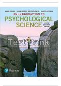 Test Bank for Introduction To Psychological Science Canadian 2nd Edition Krause &lpar;2025&rpar; 