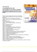 Test bank for leadership roles and management functions in nursing theory and application&comma; 11th edition by &lpar;Huston&comma; 2024&rpar;&comma; verified chapters 1 - 25&comma; complete