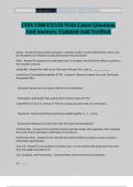 CON 1300 EXAM With Latest Questions And Answers&period; Updated And Verified&period;