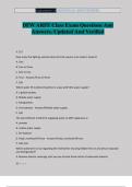 DFW ARFF Class Exam Questions And Answers&period; Updated And Verified