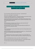 GES Exam 2 Questions And Answers&period; Updated And Verified&period;