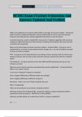 HCMG Exam 3 Lecture 4 Questions And Answers&period; Updated And Verified&period;