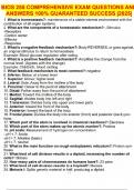 BIOS 255 COMPREHENSIVE EXAM QUESTIONS AND ANSWERS 100&percnt; GUARANTEED SUCCESS &vert;2025&vert;