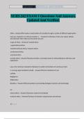 NURS 242 EXAM 1 Questions And Answers&period; Updated And Verified&period;