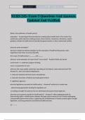 NURS 242- Exam 2 Questions And Answers&period; Updated And Verified&period;