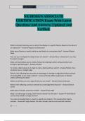 NX DESIGN ASSOCIATE CERTIFICATION Exam With Latest Questions And Answers&period; Updated And Verified&period;