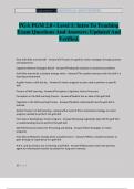 PGA PGM 2&period;0 - Level 1&colon; Intro To Teaching Exam Questions And Answers&period; Updated And Verified&period;