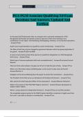 PGA PGM Associate Qualifying 3&period;0 Exam Questions And Answers&period; Updated And Verified&period;