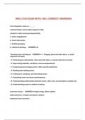 WGU C105 EXAM WITH 100&percnt; CORRECT ANSWERS&excl;&excl;