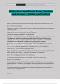 Florida Restricted barber Exam Questions And Answers&period; Updated And Verified&period;
